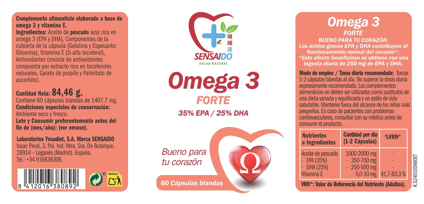 Omega 3 Forte 60 cápsulas