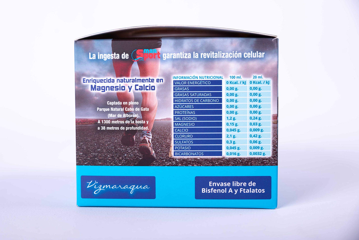 Monodosis agua de mar - Hipertónica MarSport (1 caja / 30 unidades)