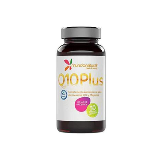 MUNDONATURAL Q10 Plus UBIQUINOL 30cap, Estándar, Único