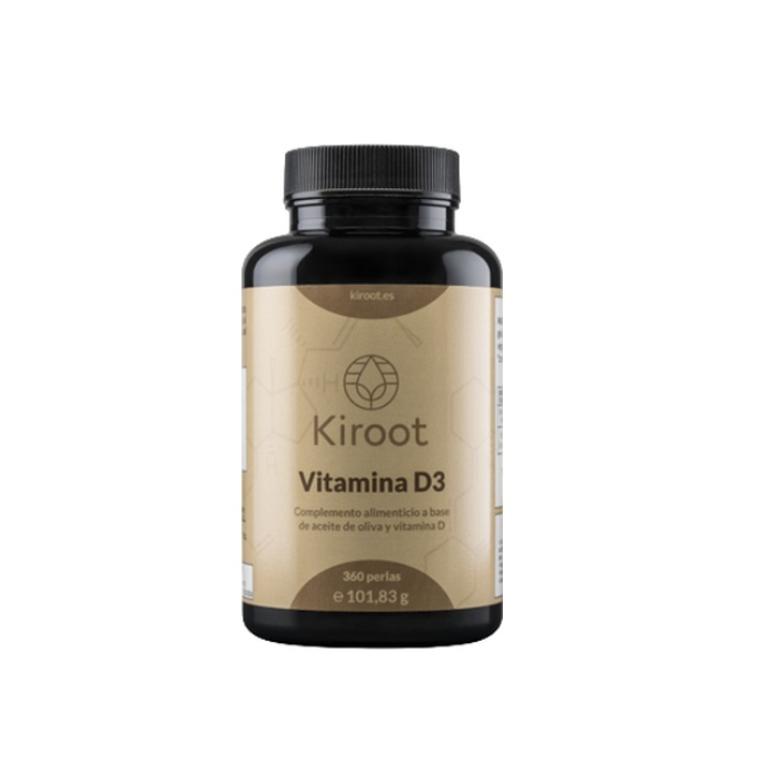 Vitamina D3 Kiroot 360 perlas