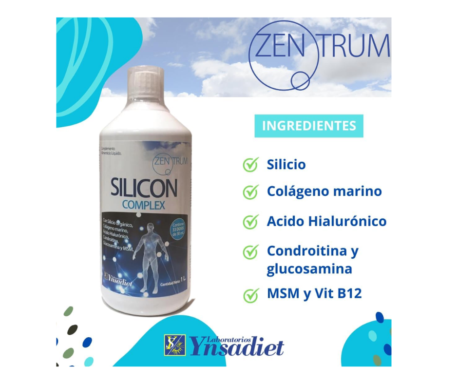 Silicio + Còlageno Marino + Acido Hialurico: Silicon Complex