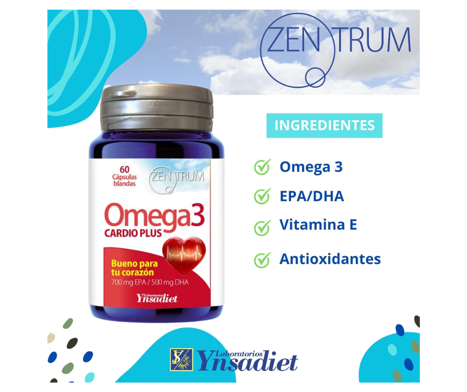 Cardio Plus Omega 3. 60 Cápsulas