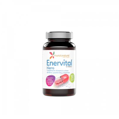 Enervital hierro 30 cápsulas.